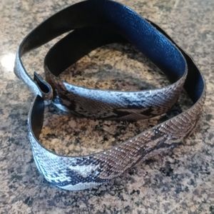 Genuine Snake Belt